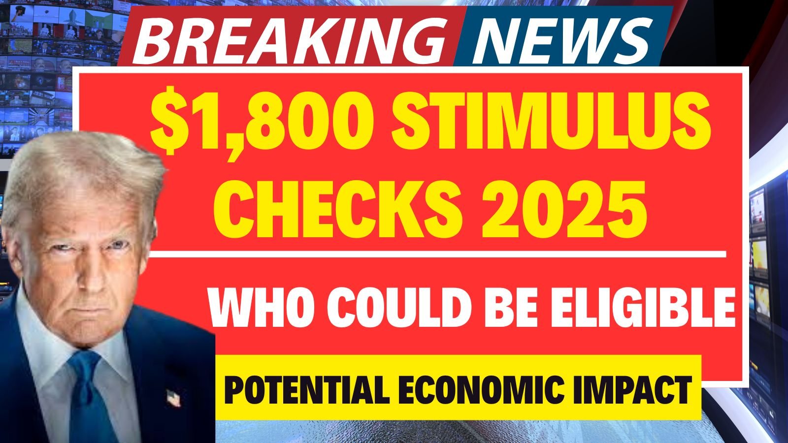$1800 Stimulus Checks 2025